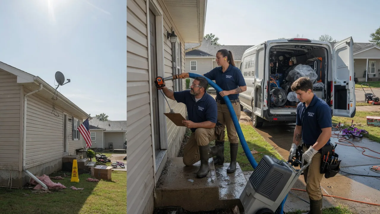 Ceiling Water Damage Restoration in Ola, AR near me